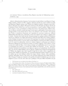 Comptes rendus  Jan Assmann, Violence et monothéisme, Paris, Bayard, 2009 (trad. de l’allemand par Jacob Schmutz), 171 pp. Asdiwal a déjà présenté Jan Assmann, l’un des auteurs les plus brillants et prolifiques 