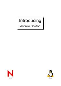 Introducing Andrew Gordon Novell  Linux