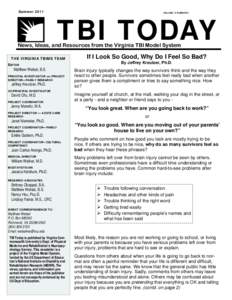Summer 2011 TBI TODAY TBI TODAY Page 1