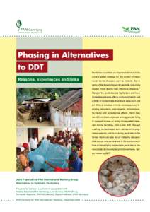 Phasing in Alternatives to DDT - Reasons, experiences and links