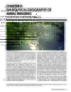 CHAPTER 2: THE POLITICAL GEOGRAPHY OF AERIAL IMAGING MATHEW LIPPINCOTT AND SHANNON DOSEMAGEN  NASA