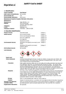 SAFETY DATA SHEET  1. Identification Product identifier  Fuel Ethanol