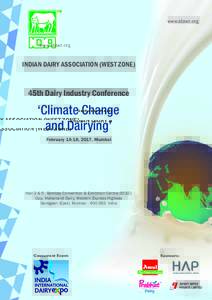 www.idawz.org  INDIAN DAIRY ASSOCIATION (WEST ZONE) 45th Dairy Industry Conference