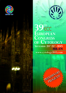 39 ecc th EuROPEAN CONGRESS Of CYtOLOGY