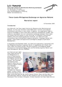 Appendix VII: Philippine Exchange’s Final Report