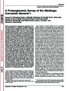 Molecular biology / Gene expression / RNA / Medicago truncatula / Gene prediction / Pseudogene / Gene / Expressed sequence tag / RNA-Seq / Biology / Genetics / Genomics