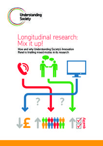 Longitudinal research: Mix it up! How and why Understanding Society’s Innovation Panel is trialling mixed modes in its research  £