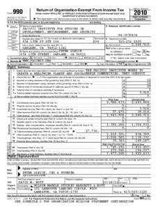 Form  990 Return of Organization Exempt From Income Tax