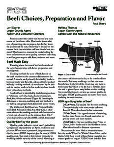 MF2888 Beef: Choices, Preparation and Flavor