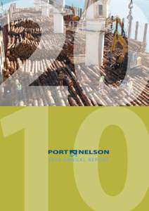 2010 Annual Report  Mission To operate the Company as a successful business providing cost efficient, effective and competitive services and facilities for port users and shippers.