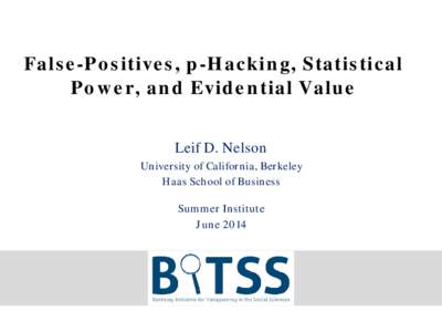 Hypothesis testing / Statistics / Hacking / Statistical inference / Computing / Hacker culture / P-value / Type I and type II errors / False positive rate / Hacker