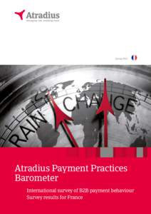 SpringAtradius Payment Practices Barometer International survey of B2B payment behaviour Survey results for France