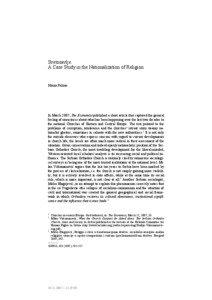 Svetosavlje. A Case Study in the Nationalization of Religion