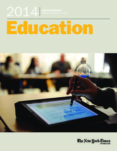 2014  Advertising Rates Effective January 1, 2014  Education