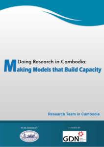 CICP- Final Report for GDN supported project “Doing Research in Cambodi