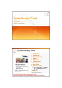 Microsoft PowerPoint - 1. HKCERT-Cyber security trend.ppt [相容模式]