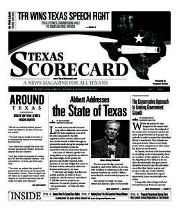 THIS WEEK  IN THE LEAD TFR WINS TEXAS SPEECH FIGHT TEXAS ETHICS COMMISSION FAILS