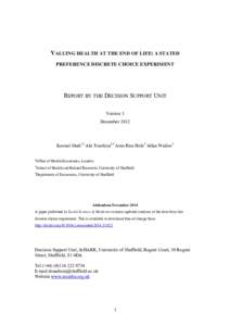 Microsoft Word - DSU End of Life full report - version 3 (Dec 2012) + addendum