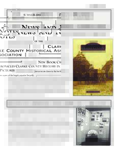 SUMMERNEWS AND NOTES OF THE  Clarke County Historical Association