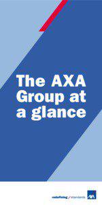 The AXA Group at a glance