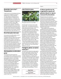 News & Comment  TRENDS in Plant Science Vol.7 No.2 February