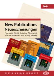 2014  New Publications Neuerscheinungen Lavott a
