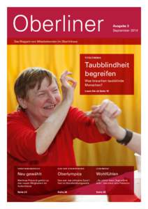 Oberliner  Ausgabe 3 SeptemberDas Magazin von Mitarbeitenden im Oberlinhaus