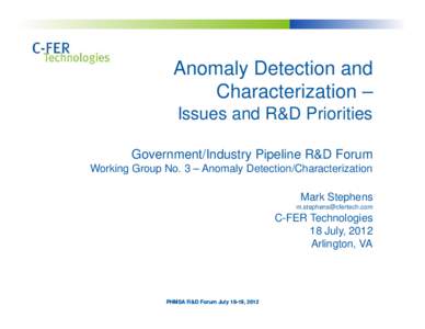 Microsoft PowerPoint - WG 3 - Detection and Characterization Stephens C-FER 19Jul12.pptx