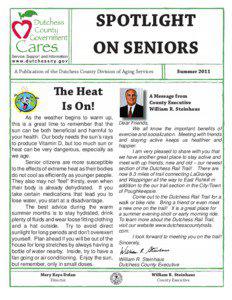 SPOTLIGHT ON SENIORS A Publication of the Dutchess County Division of Aging Services