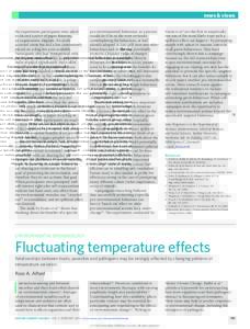 Environmental epidemiology: Fluctuating temperature effects
