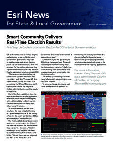 Esri News for State & Local Government Winter[removed]newsletter