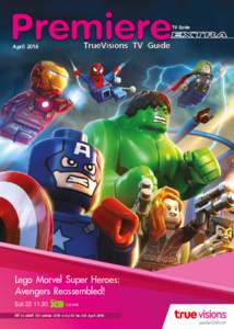 TV Guide  April 2016 Lego Marvel Super Heroes: Avengers Reassembled!