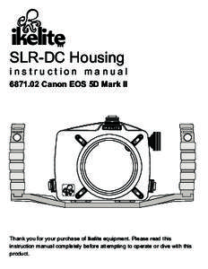 Ikelite Product Instruction Manual