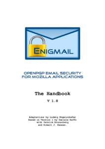 openpgp email security for mozilla applications The Handbook V 1.8