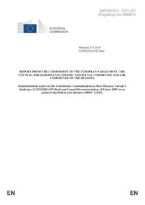 EU XXV.GP Eingelangt amEUROPEAN COMMISSION