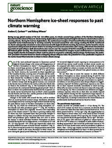 Climate history / Geology / Pleistocene / Ice sheets / Ice ages / Current sea level rise / Laurentide ice sheet / Ice sheet / Last glacial period / Glaciology / Physical geography / Historical geology