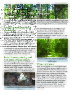 Physical geography / Biogeography / Forests / Ecology / Climate change in Canada / Taiga / Boreal forest of Canada / Mountain pine beetle / Silviculture / Climate change in Saskatchewan / Appalachian-Blue Ridge forests