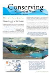 Conserving Manitoba’s Water A Publication of the Manitoba Eco-Network  Vital for Life: