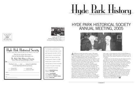 Hyde Park History VOL. 27