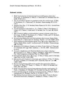 David B. Haviland, Publications and Patents[removed]