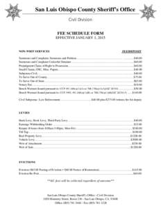 Microsoft Word - Fee Schedule Form
