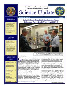 Naval Medical Research Unit Dayton Wright-Patterson AFB, Ohio Science Update Volume 4, Issue II