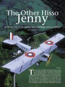The Other Hisso  Jenny Thirty-one years in the making, Frank Schelling’s Jenny is a delight H.G. FRAUTSCHY