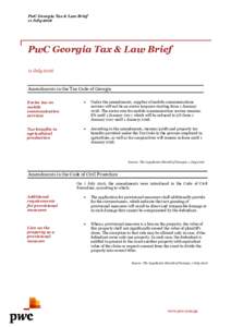 Microsoft Word - 2.Tax & Law Brief PwC-ENG-11 july 2016