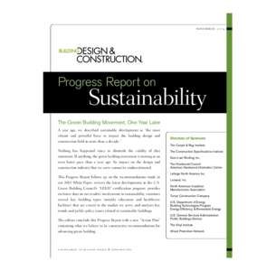 Sustainability / Real estate / Construction / Energy in the United States / Building engineering / Sustainable building / Building energy rating / Environment of the United States / Leadership in Energy and Environmental Design / U.S. Green Building Council / Green building / Green Building Initiative