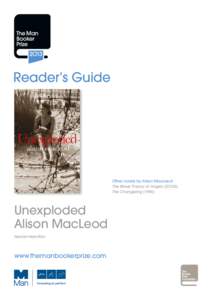Reader’s Guide  Other novels by Alison MacLeod The Wave Theory of Angels (2OO6) The Changeling (1996)