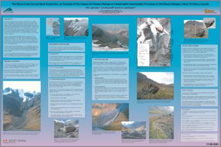 Sediments / Geography / Glacier / Moraine / Till / Valley / Hummock / Avalanche / Landslide / Physical geography / Glaciology / Geology