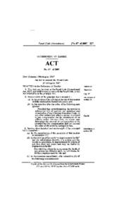 Penal Code (Amendment)  [No 17 of2007 227