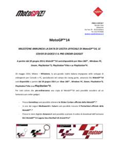 MotoGP / Software / Milestone S.r.l. / Superbike World Championship / Digital media / Application software / Windows games / Video game developers / Dorna Sports / Grand Prix motorcycle racing