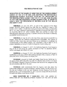 RDA RESOLUTION 6029 RDA RESOLUTION NORESOLUTION OF THE BOARD OF DIRECTORS OF THE REDEVELOPMENT